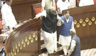 Watch: JP Nadda extends helping hand to Mallikarjun Kharge in Rajya Sabha, gesture wins praise
