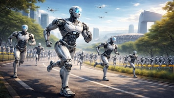 China’s robot half marathon: 300 humanoids to run 21 km in major AI test at Beijing but why?