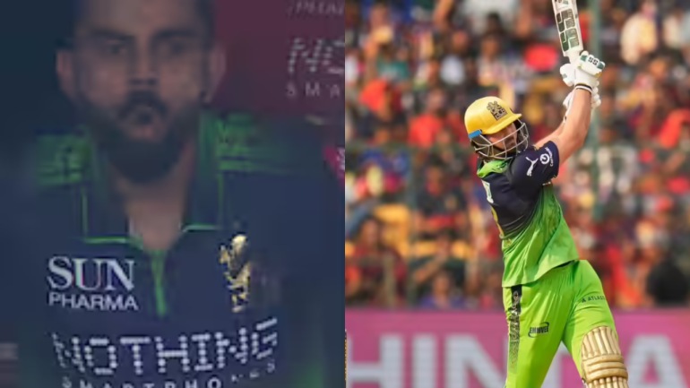 WATCH: Virat Kohli left stunned as Tim David launches massive six in RCB vs DC match, video goes viral