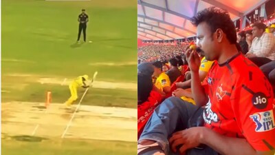 SRH fan goes viral after 'black magic' stunt against Shivam Dube, fake CSK complaint adds buzz - WATCH