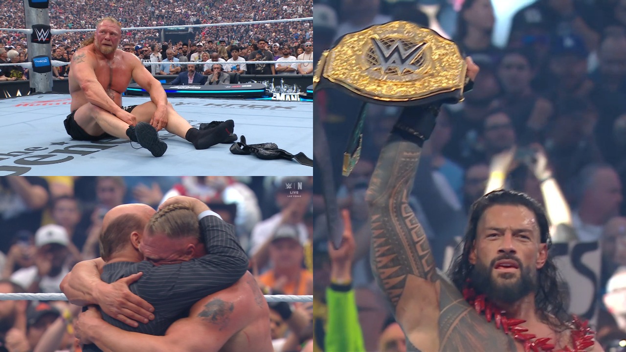 WWE WrestleMania 42 results: Brock Lesnar teases retirement, Roman Reigns beats CM Punk; find complete list of winners
