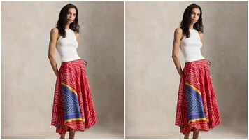 After jhumka row, Ralph Lauren criticised for Bandhani-style skirt. Indians demand credit: 'No shame'