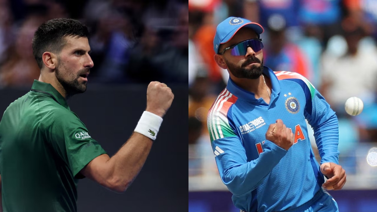 Virat Kohli 'the reason I started following cricket': Novak Djokovic
