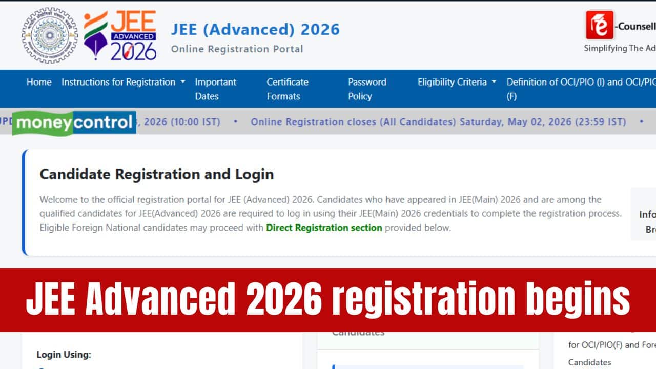 JEE Advanced 2026 registration begins today at jeeadv.nic.in; check how ...