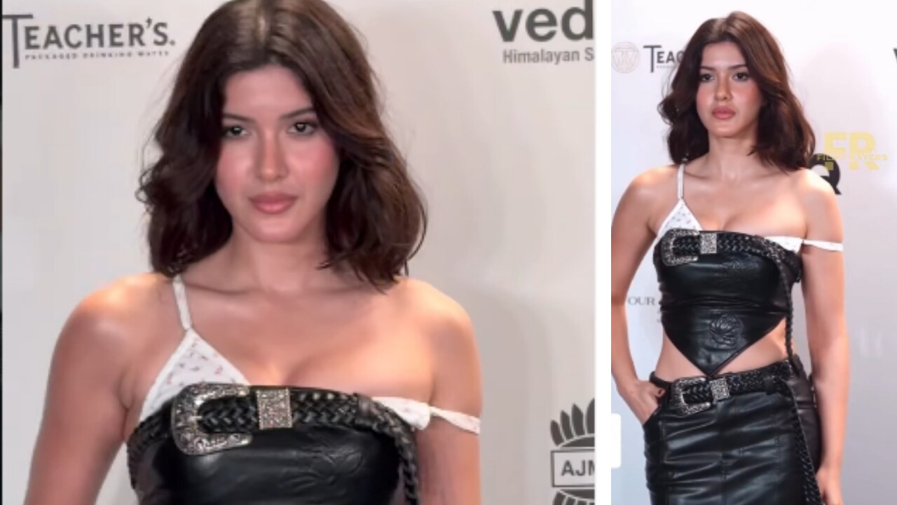 Shanaya Kapoor goes edgy in Markgong leather outfit, Tamannaah Bhatia nails  power dressing in checks