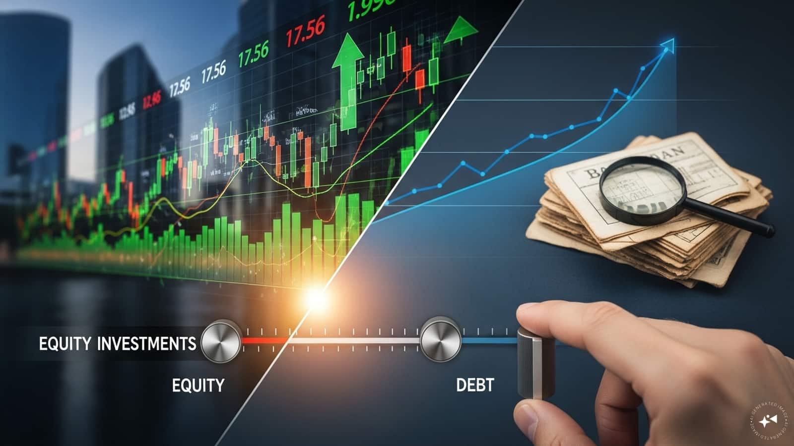 60:40 vs 50:50 mix: Is higher equity in portfolio worth the risk?