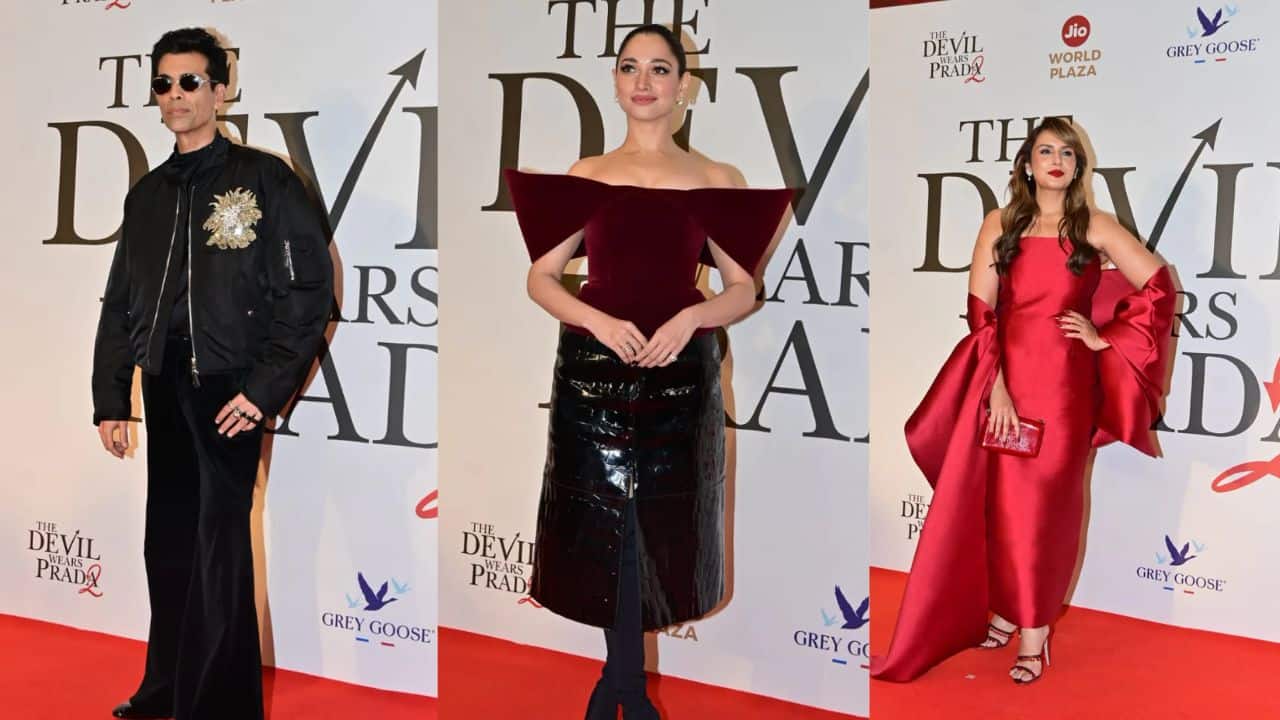The Devil Wears Prada 2 India premiere: Karan Johar, Tamannaah Bhatia ...