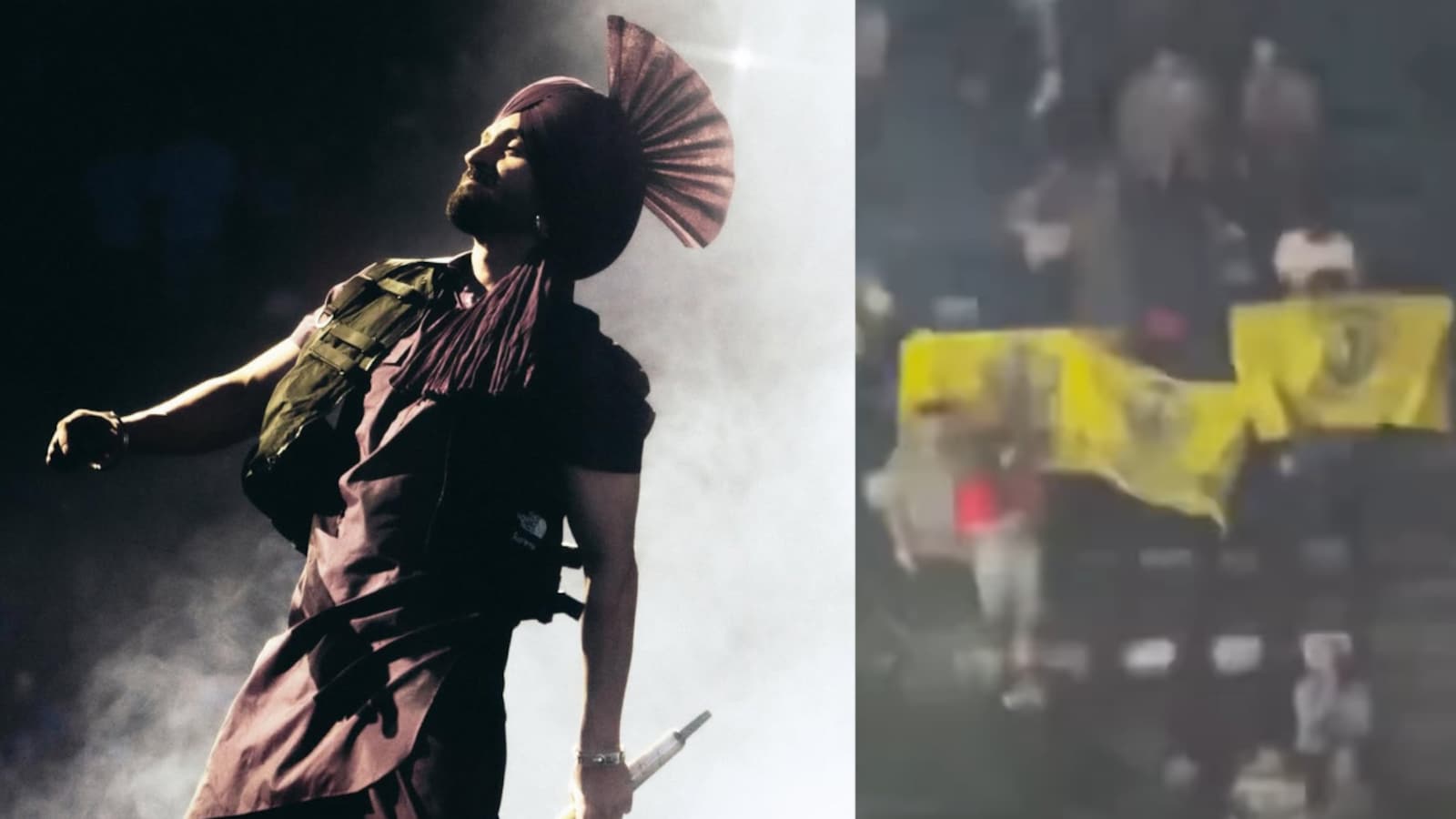 Diljit Dosanjh pauses Canada show midway; claps back at pro-Khalistan protest: "Jitne jhande dikhane, dikhao"