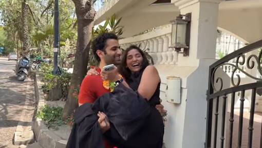 Archana Puran Singh welcomes younger son Ayushmaan’s girlfriend Samiksha to their home, she brings along coffee machine as 'dahej’