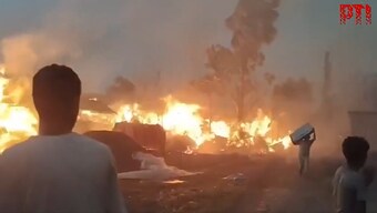 Watch: Bihar storm kills 6 after lightning and fire tear through East Champaran