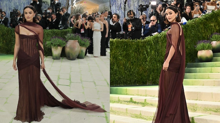 Camila Mendes wears Manish Malhotra’s Amrita Sher-Gil-inspired couture ...