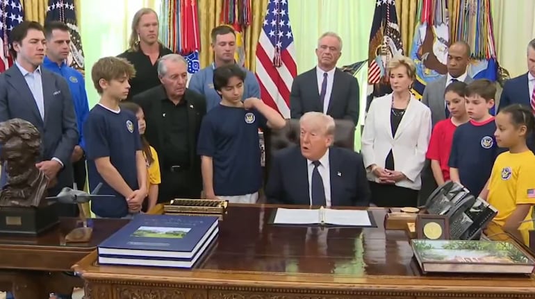 ‘No navy left’: Trump says Iran’s naval power reduced to small boats ...