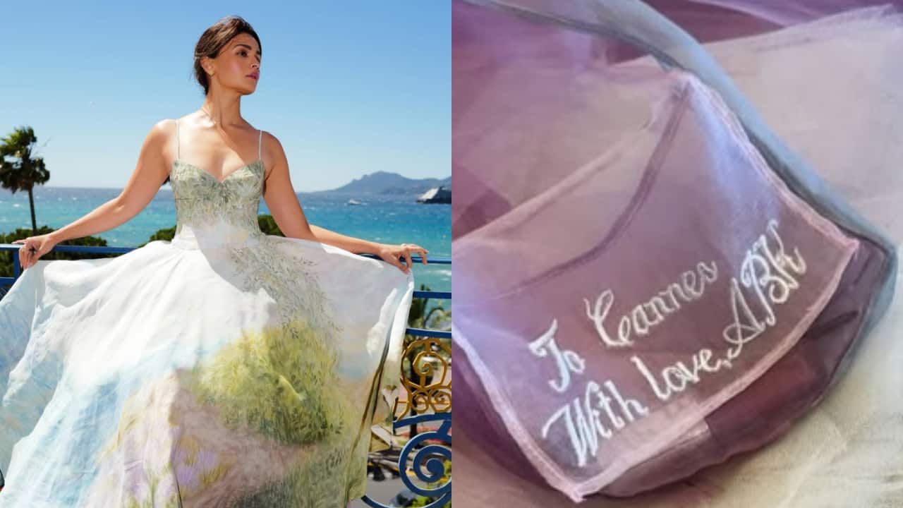 Alia Bhatt wears Yash Patil’s Basuri hand-painted gown at Cannes ...