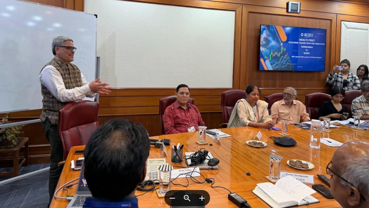 Arun Raste NCDEX announces launch of first exchange-traded rainfall derivatives ...