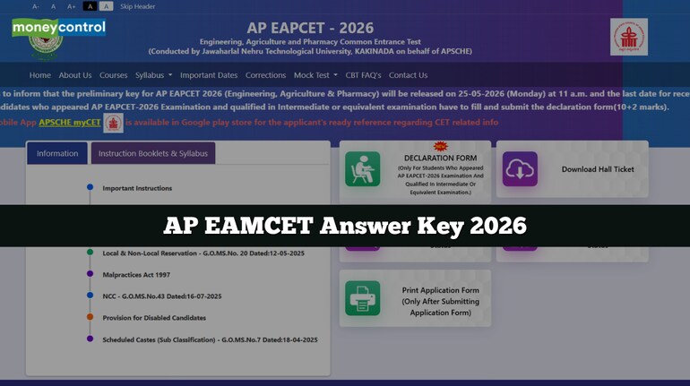 AP EAMCET Answer Key 2026 OUT @ cets.apsche.ap.gov.in today, direct ...