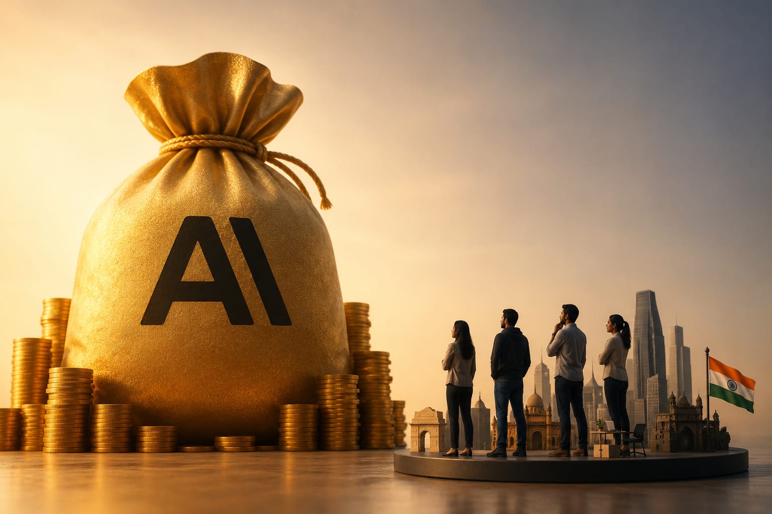 Anthropic's $65B round > India's 4-year haul