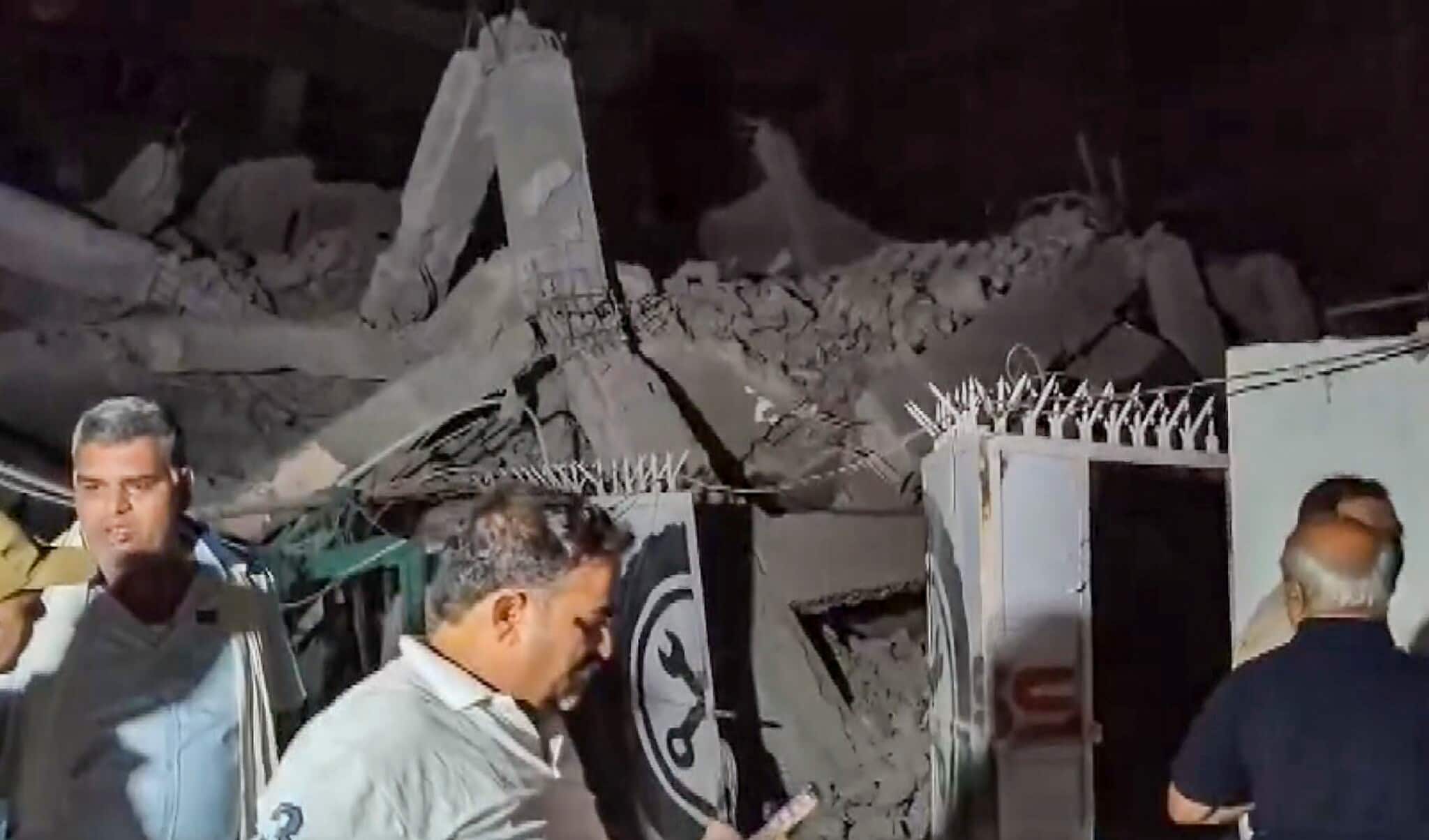 Multi-storey building collapses near Saket Metro station in Delhi; people feared trapped
