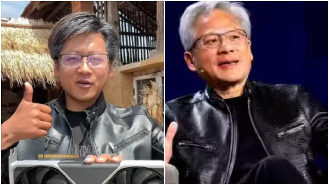 Man amasses thousands of followers after colouring hair with flour to impersonate Nvidia CEO Jensen Huang- Moneycontrol