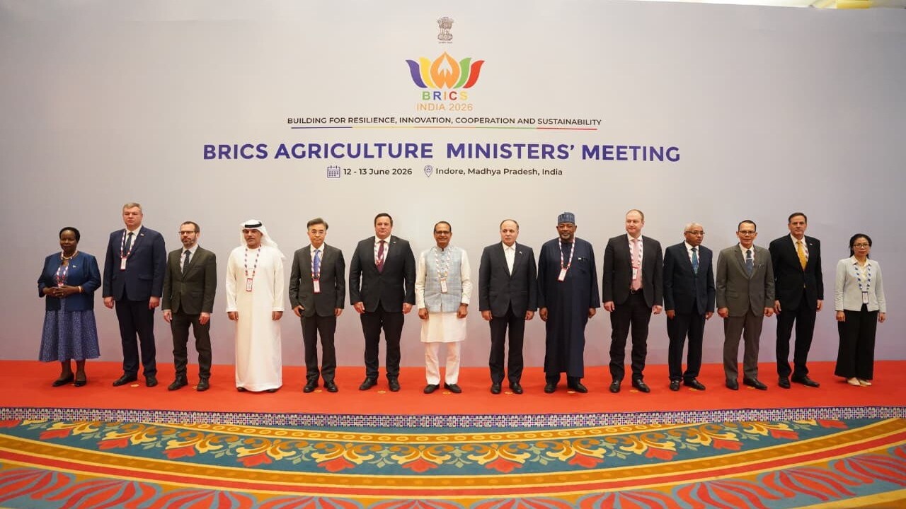 Chouhan Calls for Stronger Support for Small Farmers at BRICS Agriculture Meet