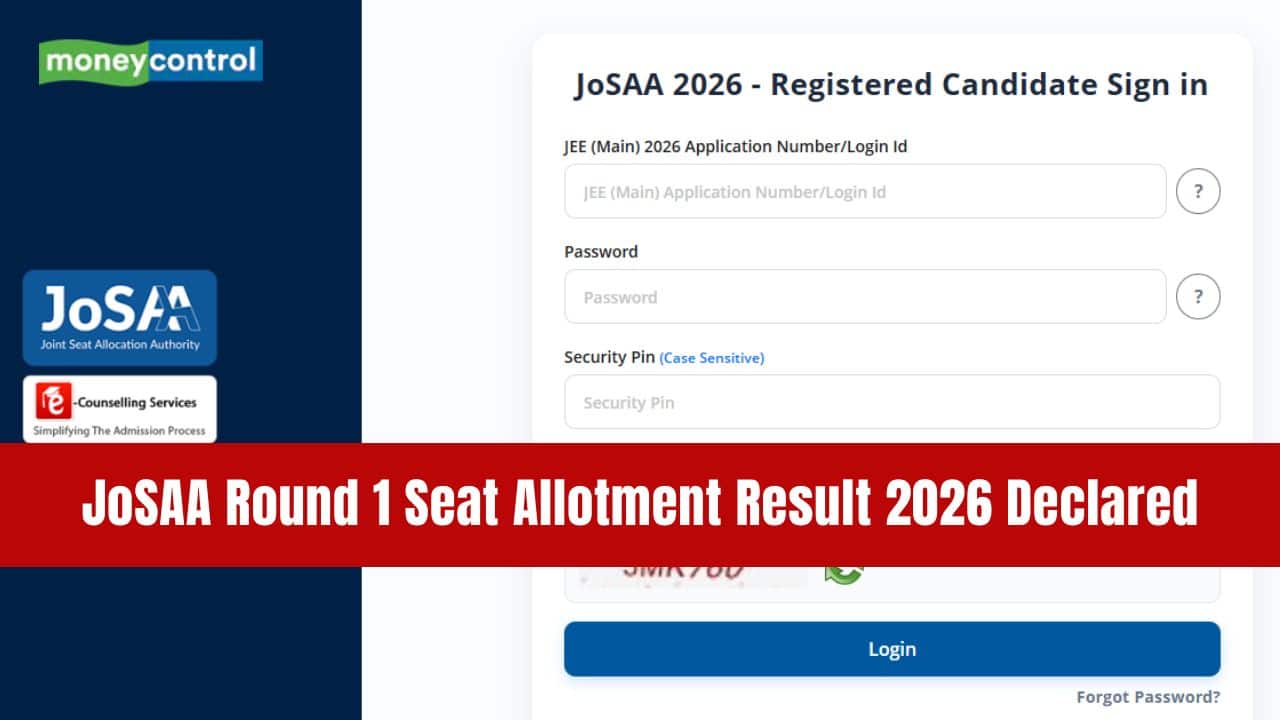 JoSAA Round 1 Seat Allotment Result 2026 released @ josaa.admissions.nic.in; check direct link here