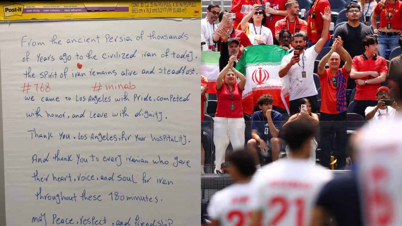FIFA World Cup 2026: Iran leave touching note in LA locker room after ...
