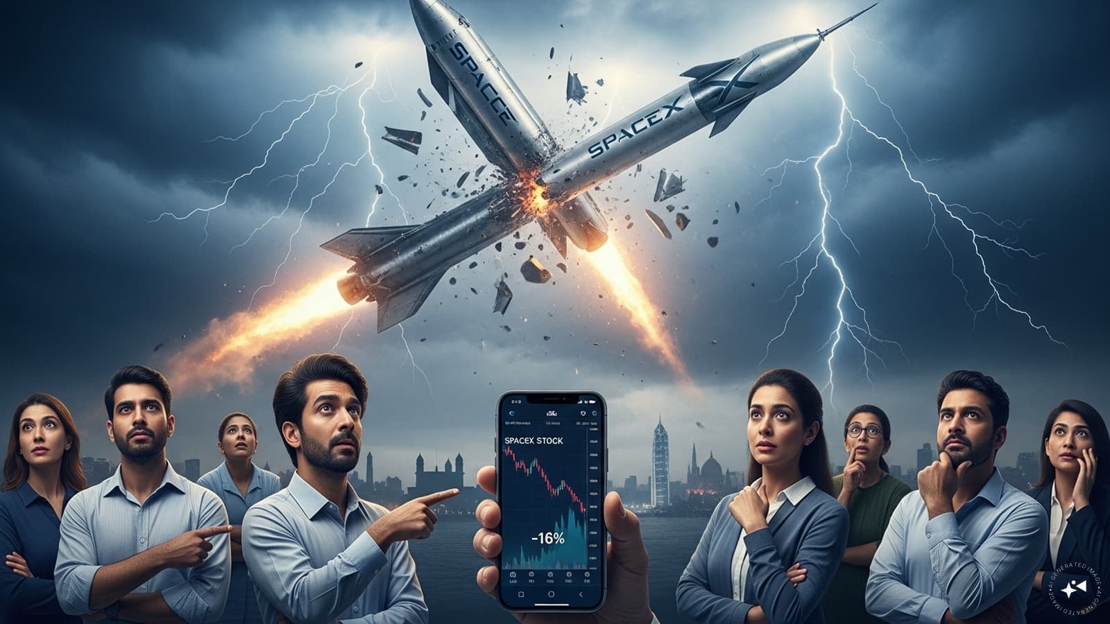 SpaceX stock crashes 16%: Should Indian investors be worried?