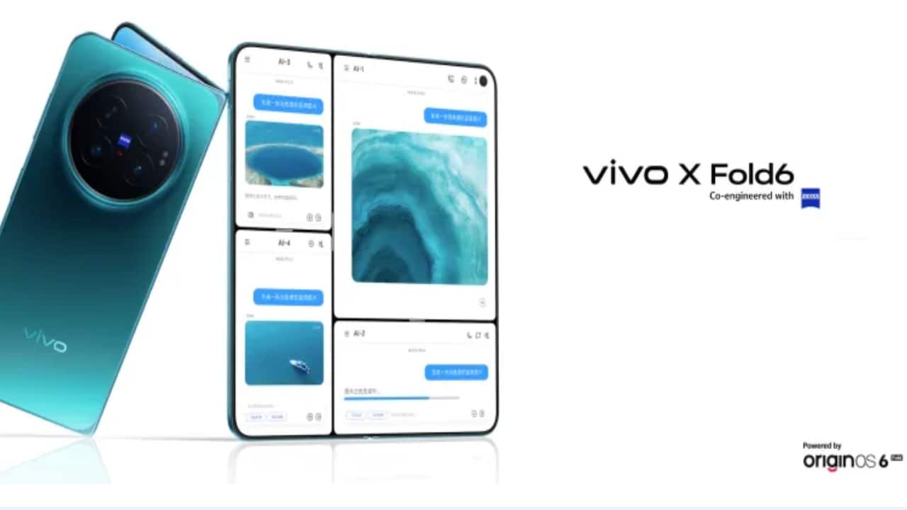 Vivo X Fold6 debuts with 200MP Zeiss camera, 7,000mAh battery and