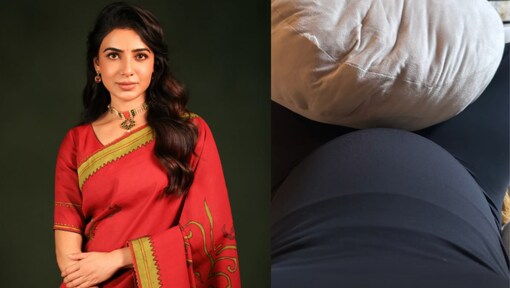 Samantha Ruth Prabhu flaunts baby bump in new pic, jokes, 'My six-pack'