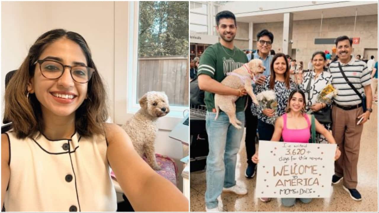 Indian Atlassian techie welcomes family to US with emotional note: 'Waited over 3,620 days for this'- Moneycontrol