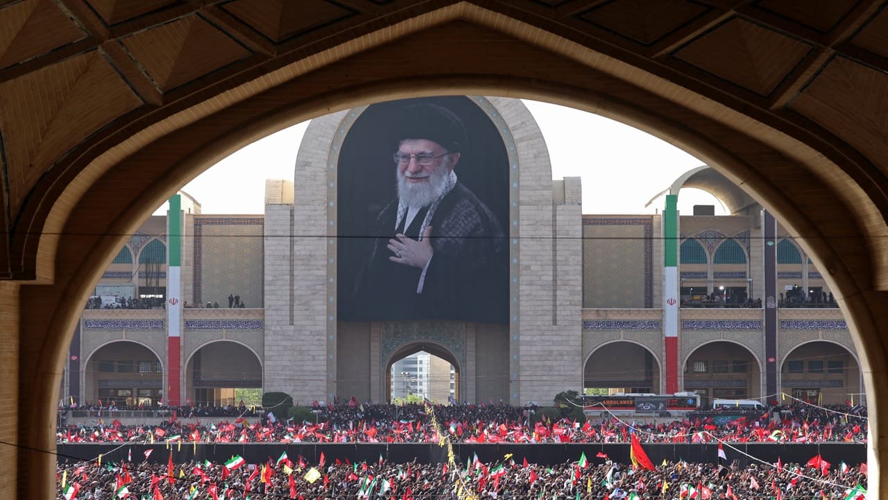 'Death to America' cries echo across Tehran as Iran begins Khamenei's funeral | Watch