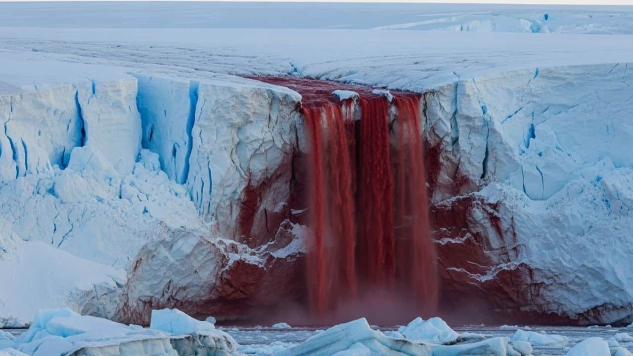 Antarctica’s blood red waterfall isn't what you think. Scientists reveal the truth