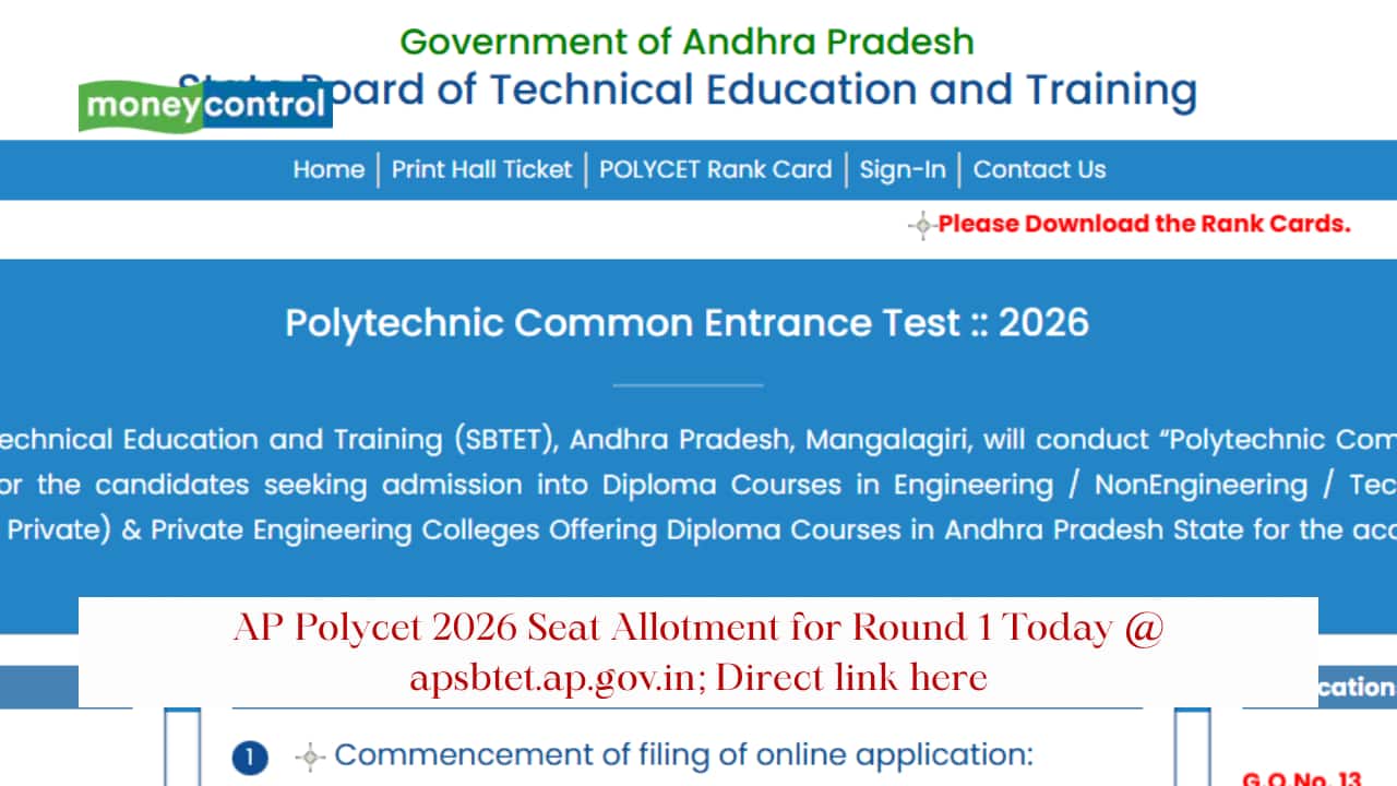 AP Polycet 2026 Seat Allotment for Round 1 Today @ apsbtet.ap.gov.in ...