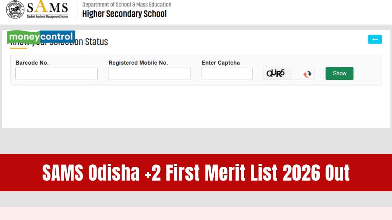 Odisha SAMS +2 Merit List 2026 Released