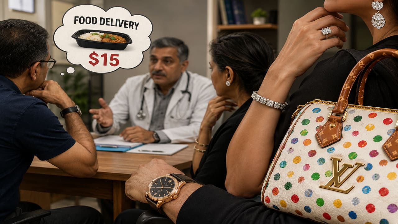Luxury Handbags and Frugal Lunches: The Viral Debate Sparked by an NRI Couple's Spending Habits