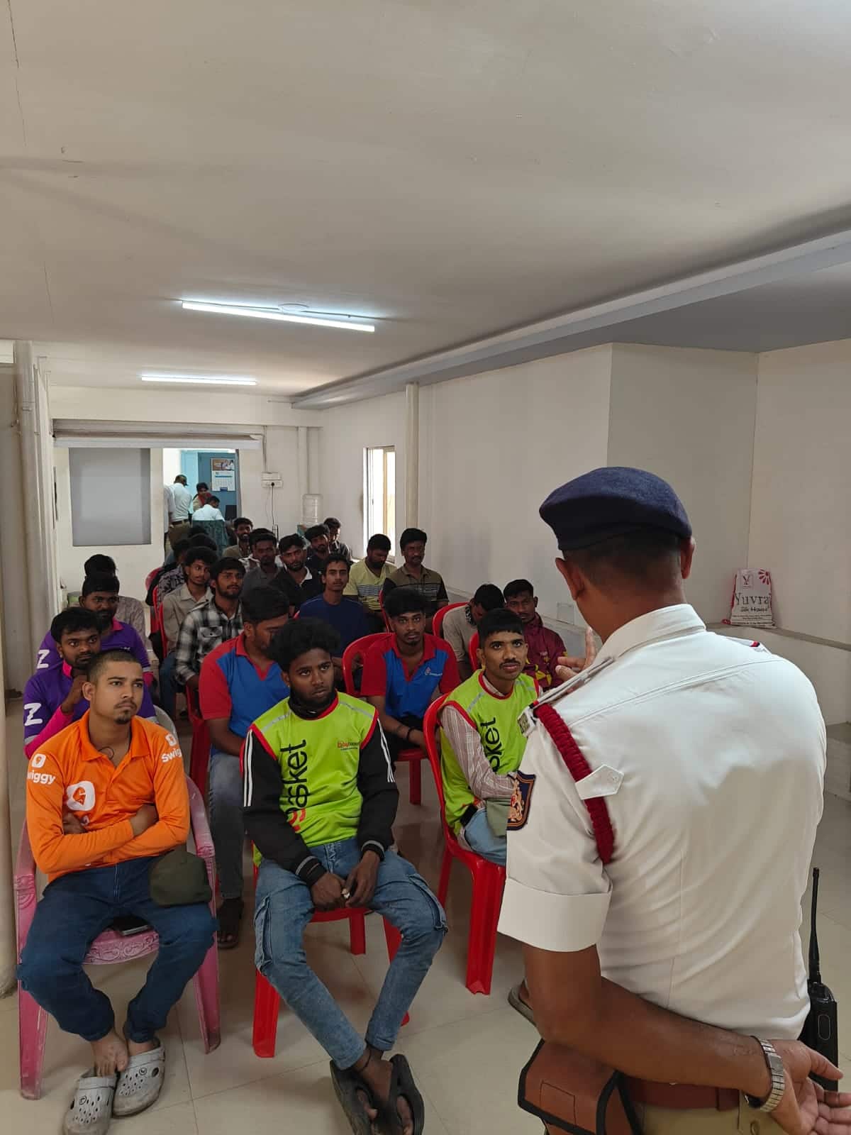 Bengaluru gig workers who violate traffic rules now get a four-hour lecture instead of a quick fine