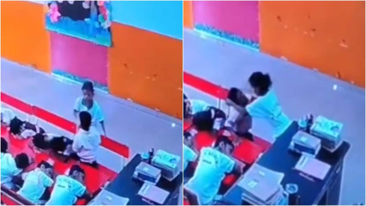 5-year-old thrashed for 12 minutes by class monitor at Lucknow school, hospitalised later. Internet outraged- Moneycontrol