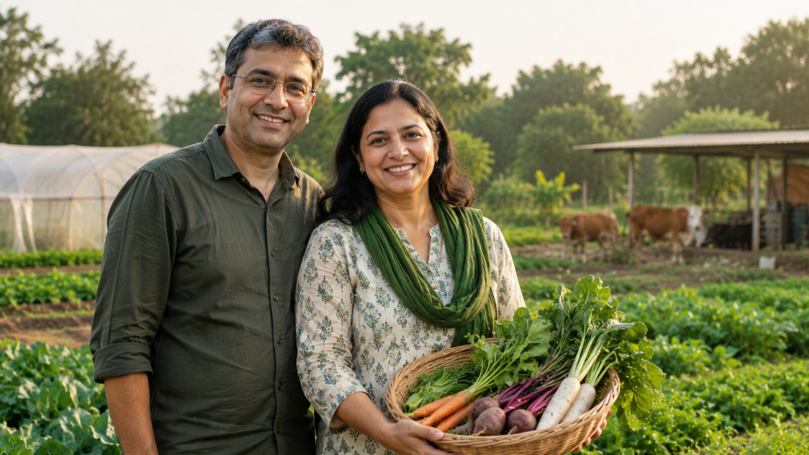 IITian husband, ex-Emirates banker wife quit corporate careers to build organic farming business in...