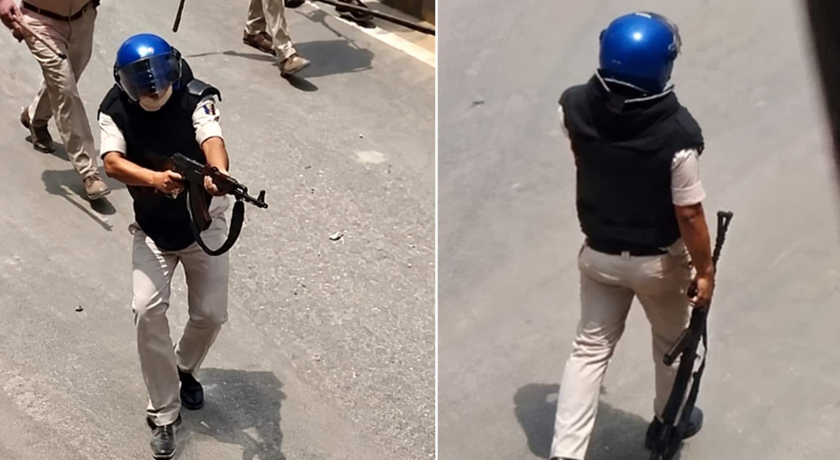 Bihar government counters allegations of police brutality in Supreme Court, claiming no excessive force used during student protests; AK-47 reportedly fired