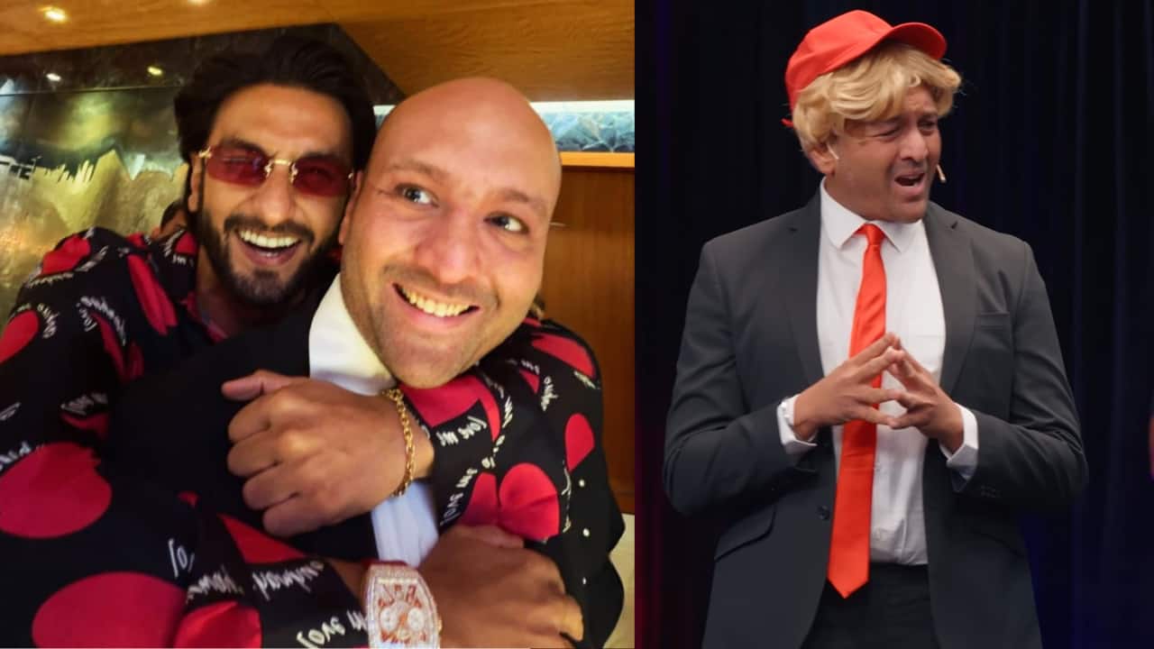 Ranveer Singh poses with 'Indian Trump' Avinash Agarwal; Samay Raina's India's Got Latent star cracks 'Hamza Ali' joke