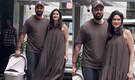 New mom Karishma Tanna glows in first appearance after welcoming her baby boy, poses with husband Varun Bangera