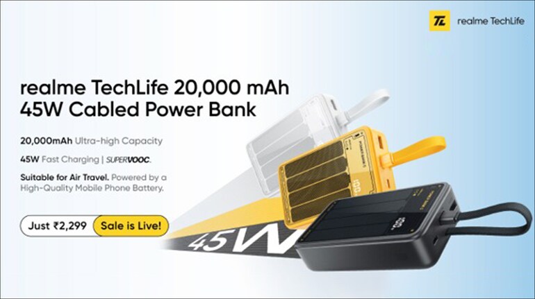 realme TechLife's 20000mAh 45W Power Bank Now Available on Flipkart at ...