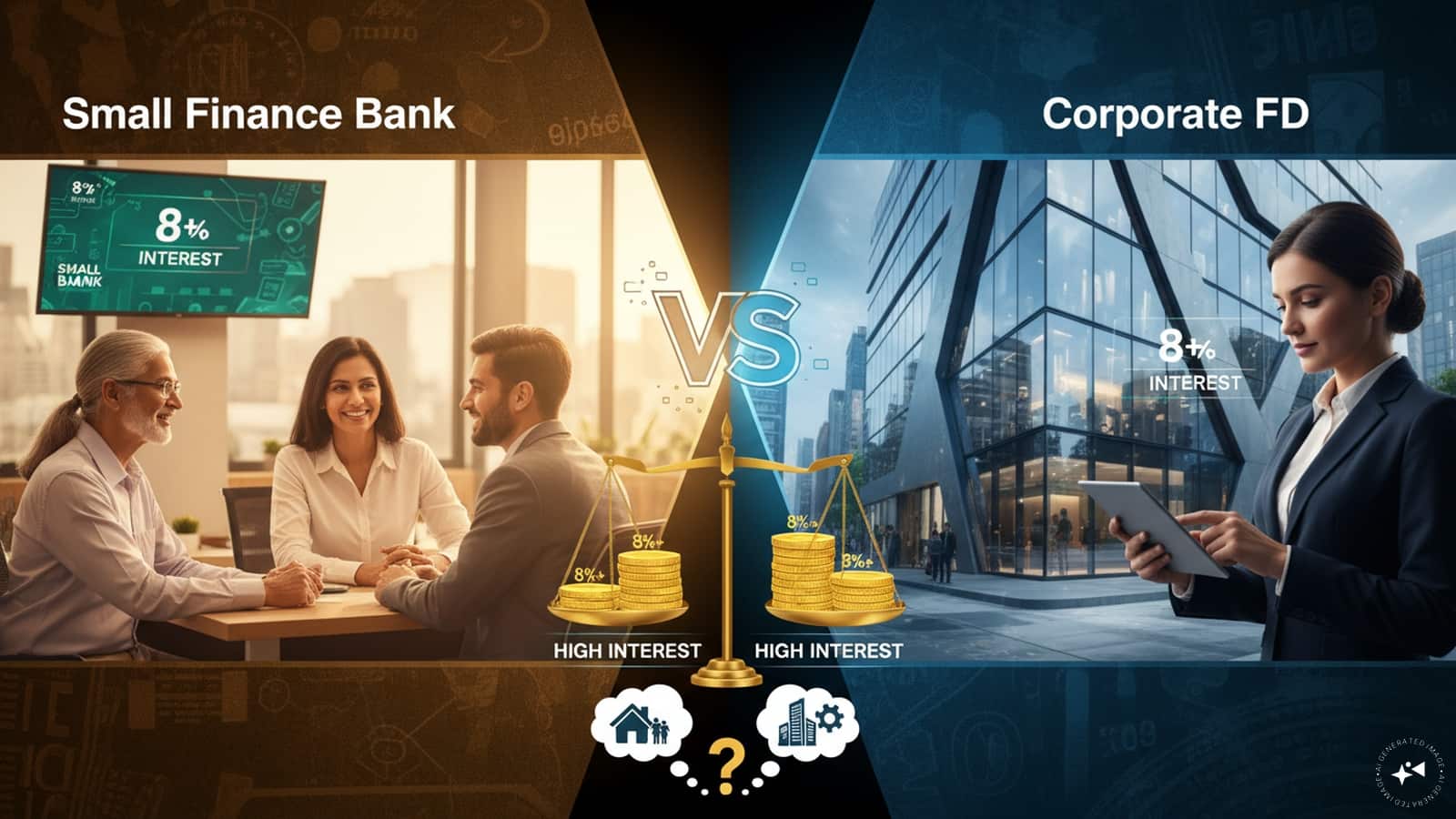 Small Finance Bank vs Corporate FD: How to Choose