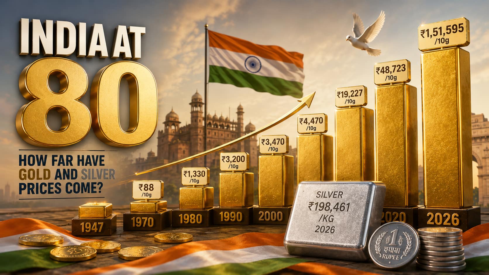 Rs 1,000 in gold in 1947 now worth Rs 17.1 lakh