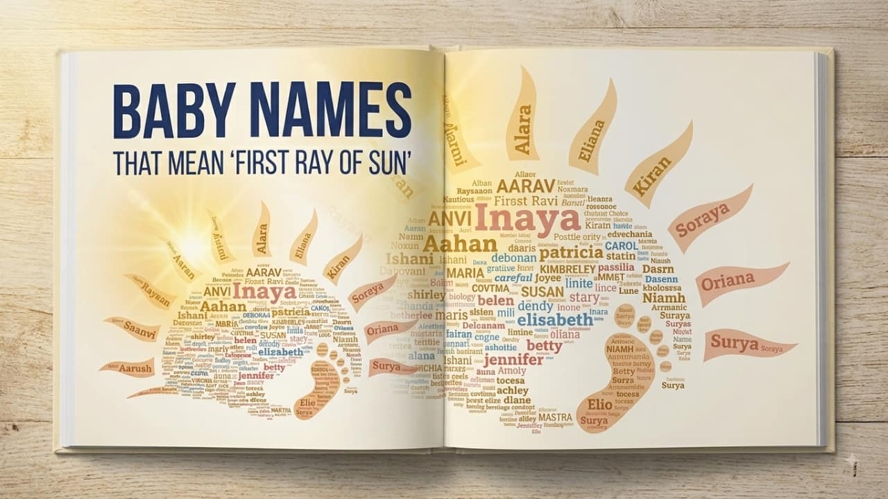 8 modern baby names that mean ‘first ray of Sun’ for a bright future