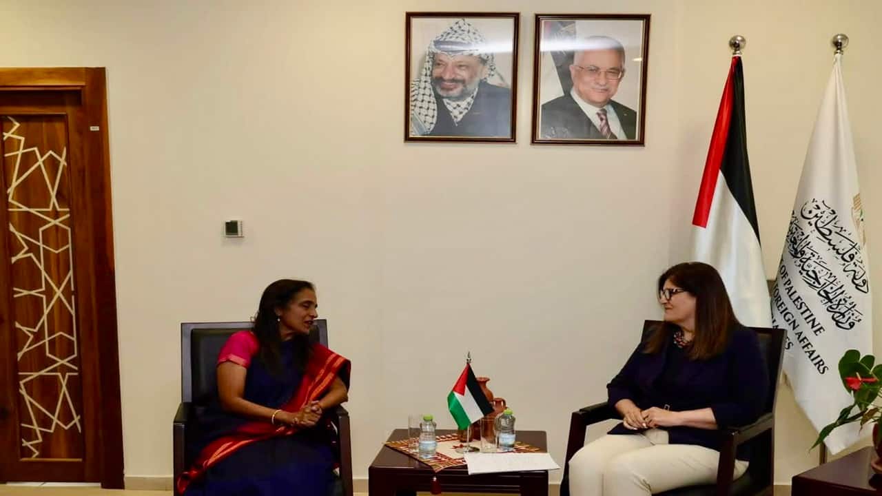 India reaffirms support for Palestinian statehood, two-state solution
