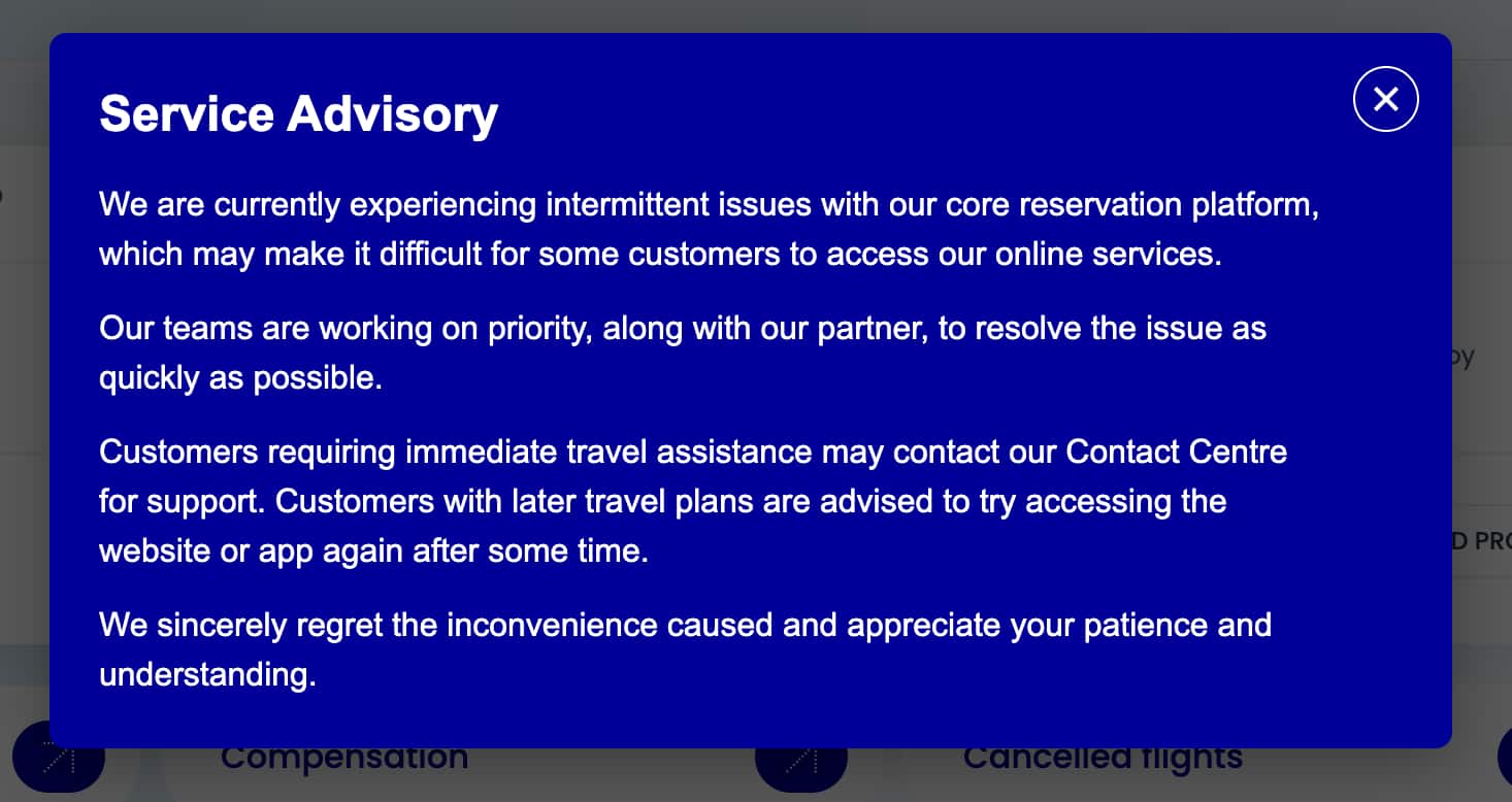 IndiGo website down: Airline acknowledges intermittent reservation ...