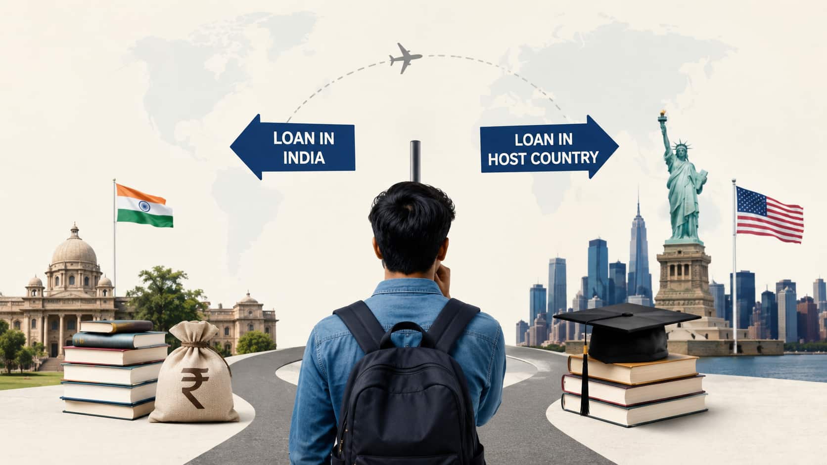 Studying abroad: Is it better to take education loan in India or in the host country?