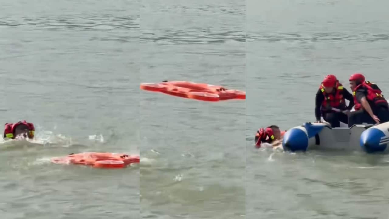 China tests AI-powered 'flying lifebuoy' that reaches drowning people before rescuers arrive. Video