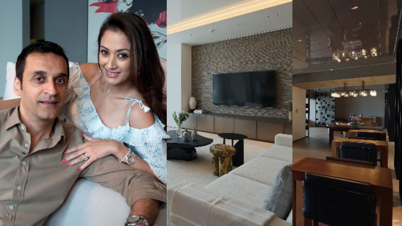 Businessman Vikas Oberoi and Swades fame Gayatri Oberoi's lavish 75,000 sqft Juhu mansion has rooftop infinity pool, private theatre, spa and more