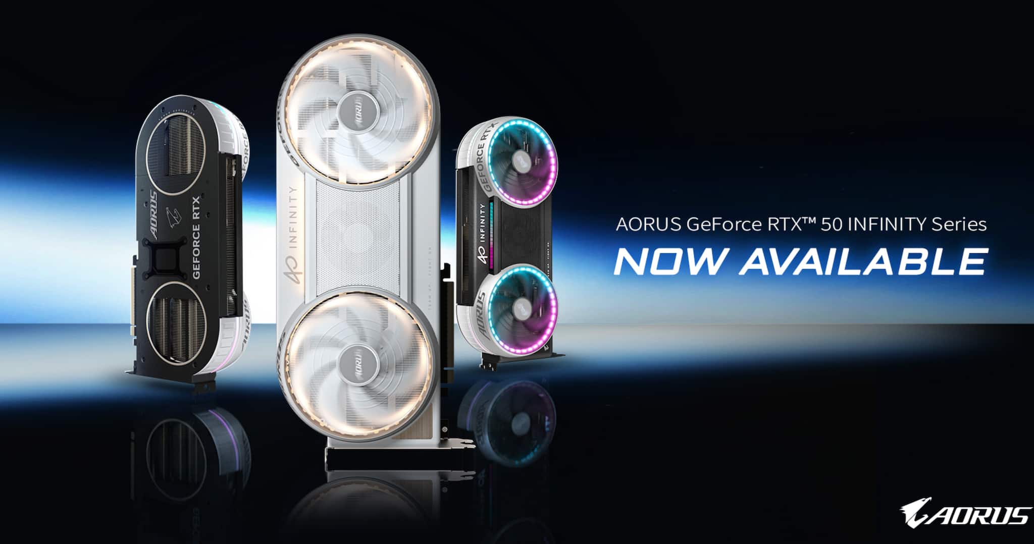 Gigabyte Launches AORUS GeForce RTX 50 Infinity Series Graphics Cards With WINDFORCE Hyperburst Cooling